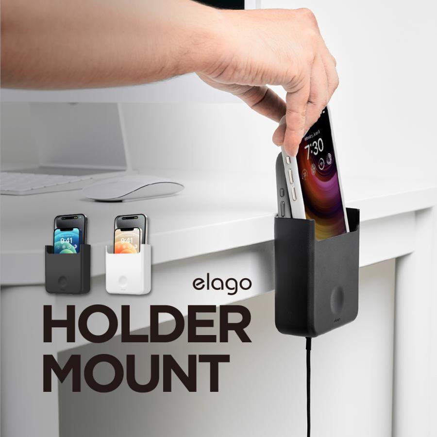 elago スマホホルダー スマホ スタンド 壁 ベッド キッチン デスク 等 ネジ固定 スマホマウント iPhone Android 他 スマートフォン リモコン 対応 elago HOLDER MOUNT comwap - 通販 - Yahoo ショッピング