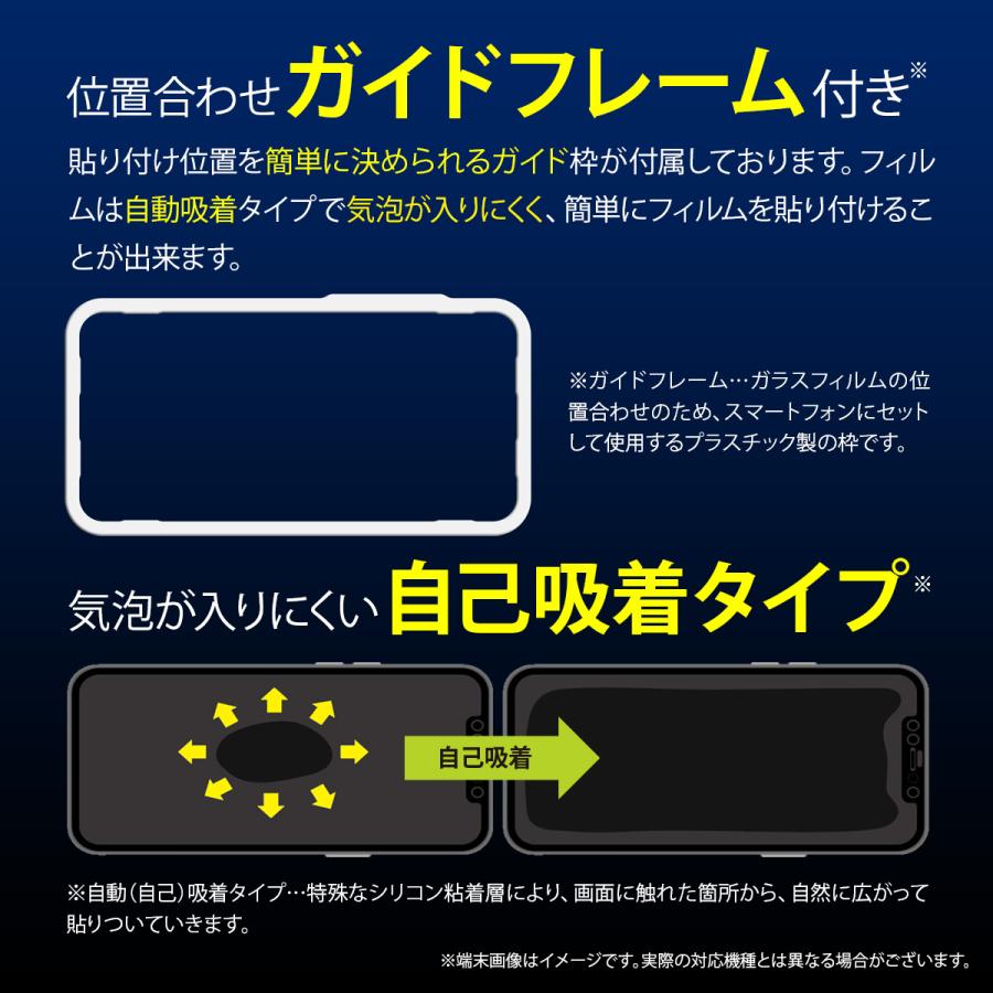 iPhone13 iPhone13Pro フィルム 9H ガラス 指紋 気泡 のぞき見防止 ガラスフィルム [ iPhone 13 Pro アイフォン13プロ アイフォン13 ] Corallo PV EDGE GLASS | Corallo | 05