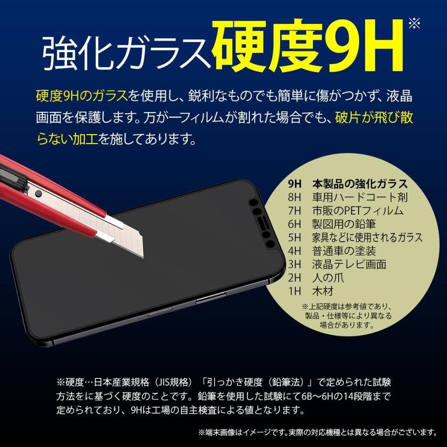 iPhone13 iPhone13Pro フィルム 2枚 9H ガラス 指紋 のぞき見防止 ガラスフィルム [ iPhone 13 Pro アイフォン13プロ アイフォン13 ] Corallo PV EDGE GLASS | Corallo | 03