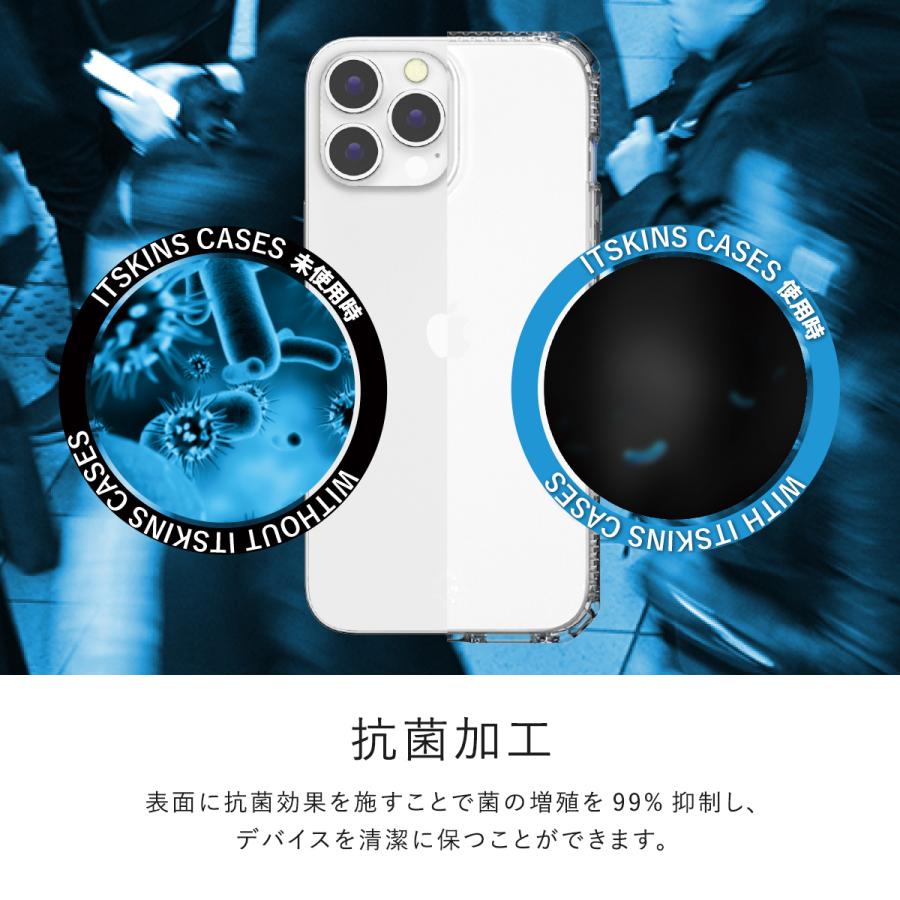 iPhone12Pro / iPhone12 ケース耐衝撃 側面 ソフト TPU 背面 ハード クリア カバー 抗菌 リサイクル 素材 iPhone 12 Pro ITSKINS HYBRID R // CLEAR | ITSKINS | 02