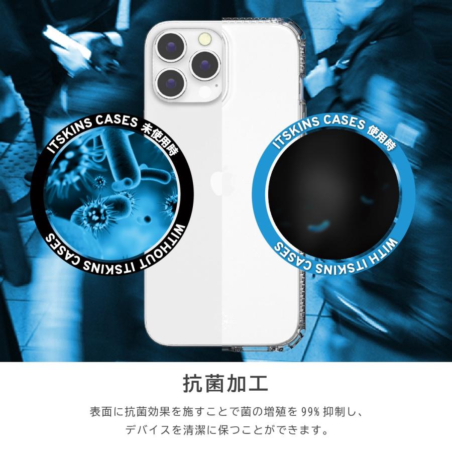 iPhone 12 Pro / iPhone12 ケース 耐衝撃 ソフト TPU クリア カバー 軽量 抗菌 リサイクル 素材 iPhone12 Pro アイフォン12 ITSKINS SPECTRUM R // CLEAR | ITSKINS | 02