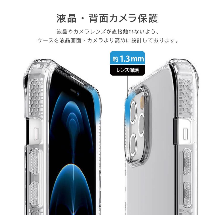 iPhone 12 Pro / iPhone12 ケース 耐衝撃 ソフト TPU クリア カバー 軽量 抗菌 リサイクル 素材 iPhone12 Pro アイフォン12 ITSKINS SPECTRUM R // CLEAR | ITSKINS | 04