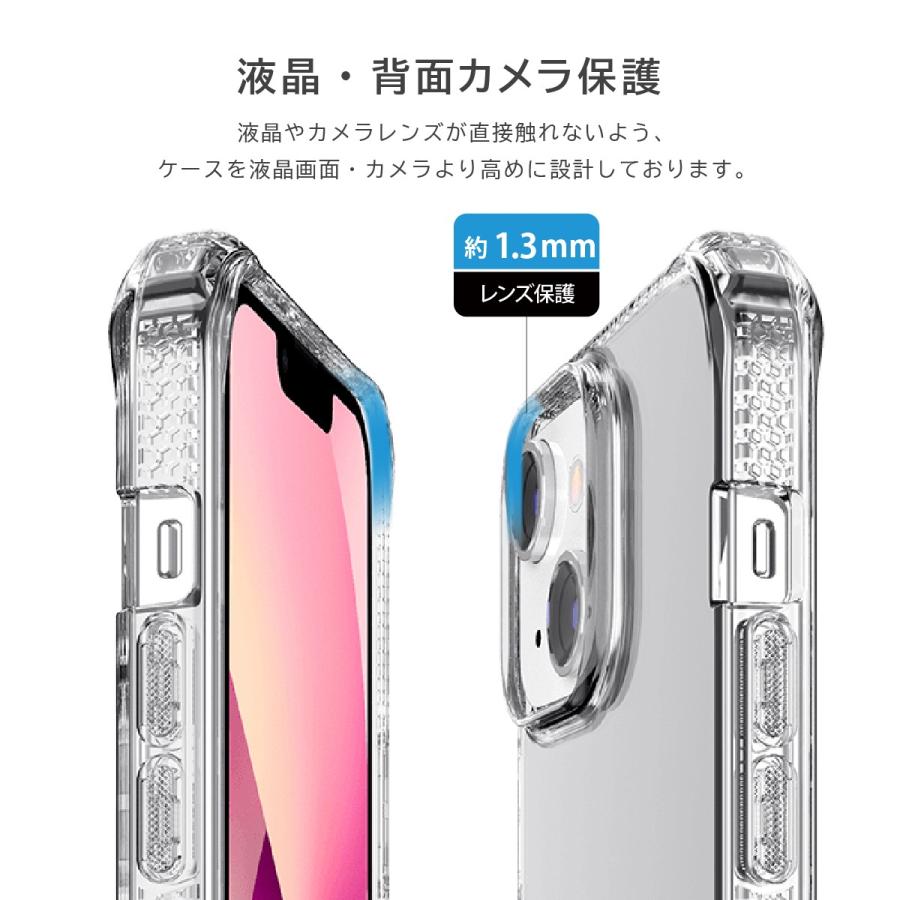 iPhone13mini / iPhone12mini クリア ケース 耐衝撃 ソフト TPU カバー 軽量 抗菌 リサイクル 素材 iPhone13 mini iPhone12 mini ITSKINS SPECTRUM R // CLEAR | ITSKINS | 04