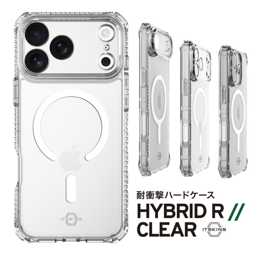 iPhoneAir+MagSafe対応ケース2つ ITSKINS iPhone Air ケース MagSafe 耐衝撃 クリア スマホケース