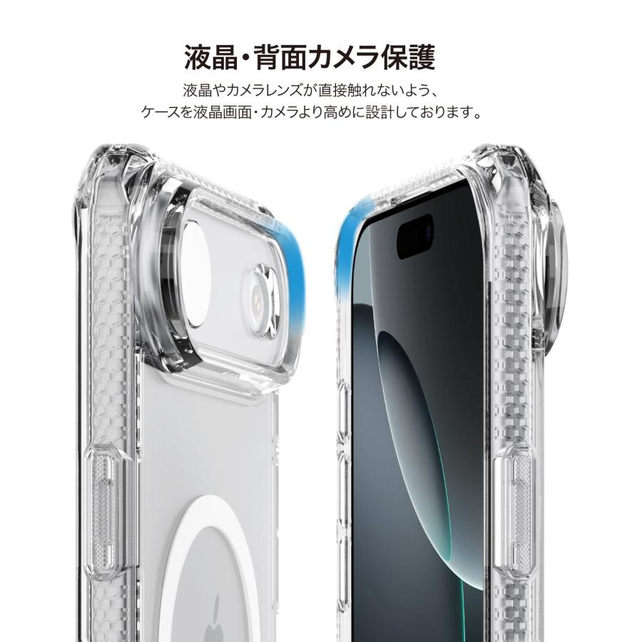 ITSKINS iPhone Air ケース MagSafe 耐衝撃 クリア スマホケース