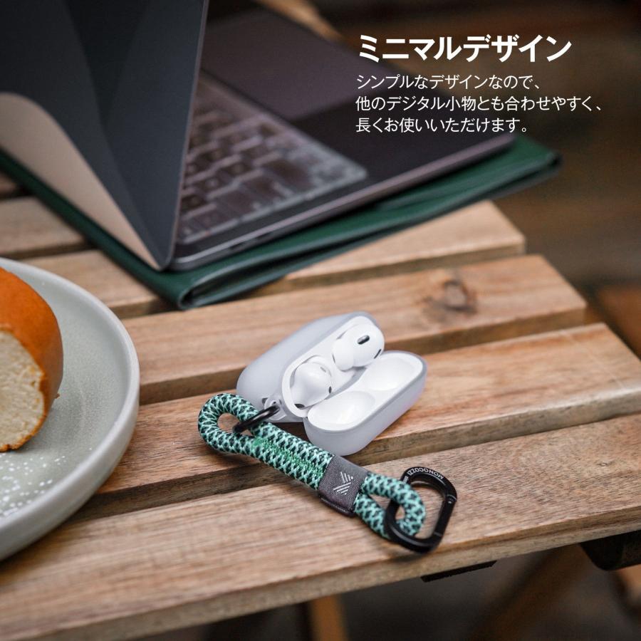 AirPods Pro 2 ケース クリア フロスト カラビナ ストラップ 耐衝撃 カバー TPU クリアケース AirPodsPro2 エアポッツプロ 第2世代 対応 MONOCOZZI ESSENTIALS | ブランド登録なし | 03