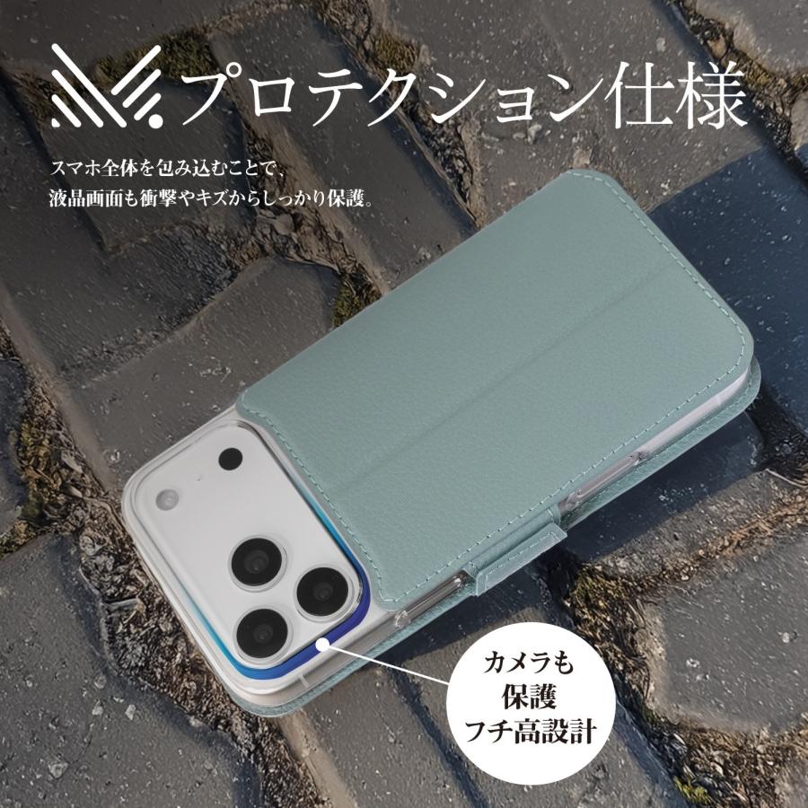 iPhone Air ケース 手帳型 カード 収納 スタンド スマホケース 本革