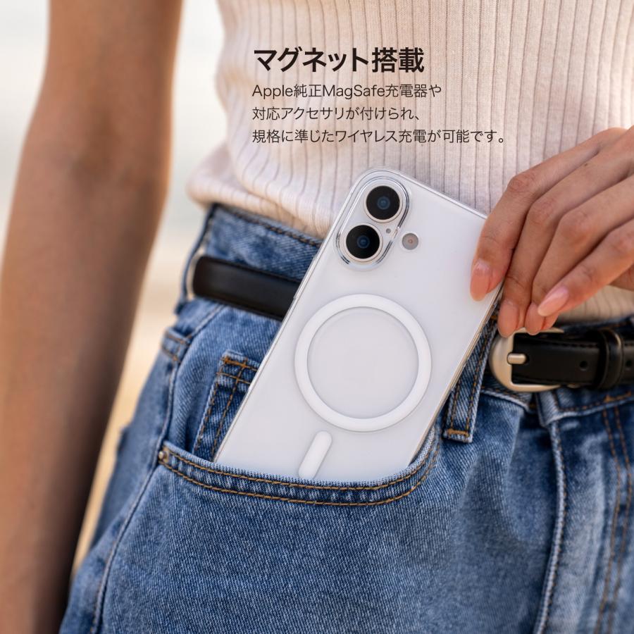iPhone Air ケース MagSafe 対応 薄型 クリア カメラ レンズ 保護