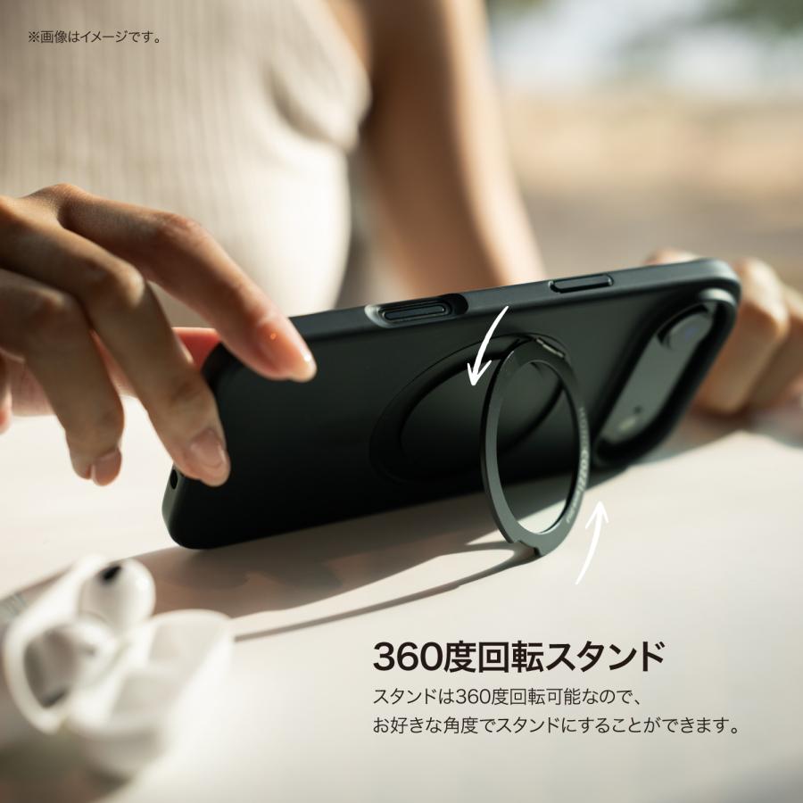 iPhone air用ケース MagSafe対応4種類&casetifyリング iPhone Air ケース クリア MagSafe 回転 リング スタンド ストラップ