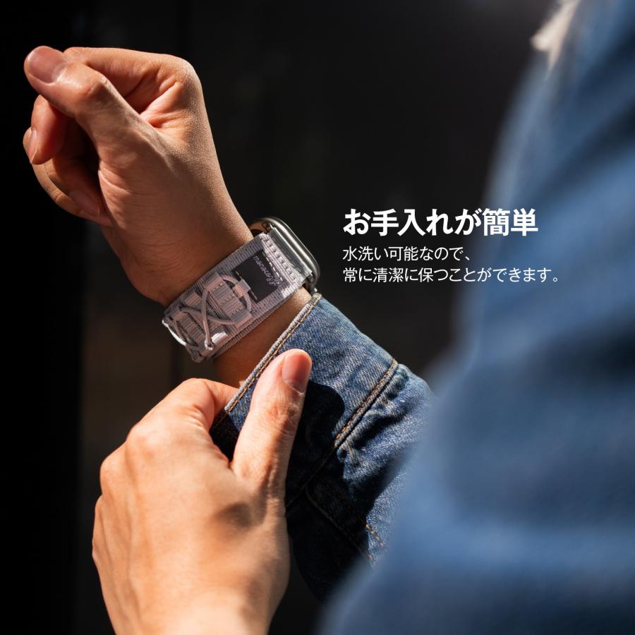 Apple Watch バンド ナイロン スポーツバンド AppleWatch 10 9 8 7
