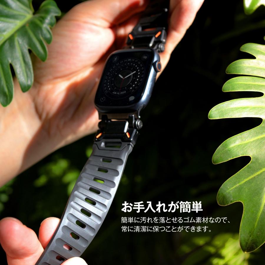 Apple Watch バンド ラバー スポーツバンド AppleWatch 10 9 8 7 Ultra