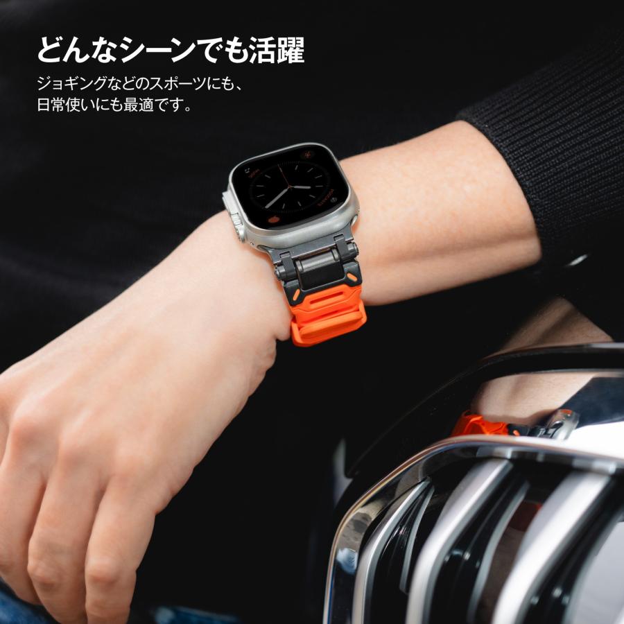 Apple Watch バンド ラバー スポーツバンド AppleWatch 10 9 8 7 Ultra