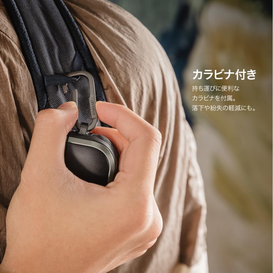 MAGEASY AirPods Pro2 Pro ケース 耐衝撃 カラビナ 付 カバー ロック