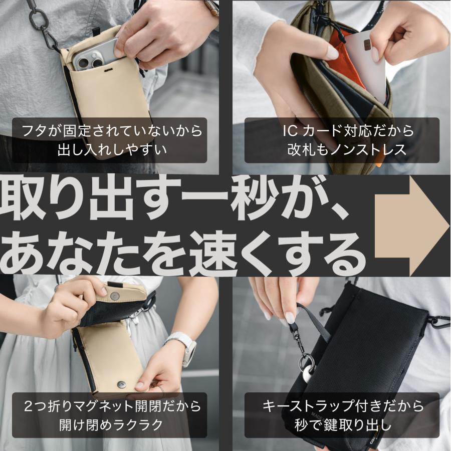 MAGEASY スマホ ショルダーバッグ サコッシュ ショルダー ストラップ