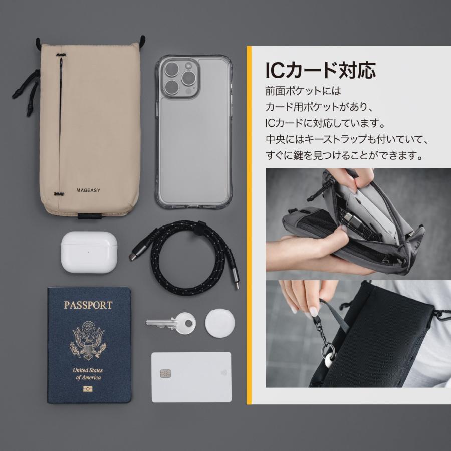 MAGEASY スマホ ショルダーバッグ サコッシュ ショルダー ストラップ