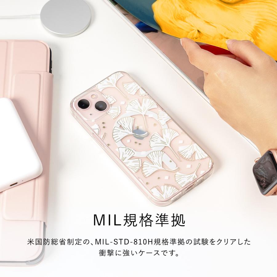 MAGEASY iPhone13 ケース クリア かわいい MagSafe 対応 マグネット