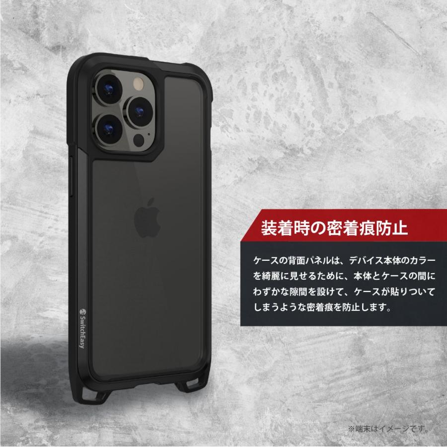 iPhone14 ケース カバー クリア 耐衝撃 米軍MIL規格 肩掛け 首かけ 斜めがけ ショルダー シンプル スマホケース iPhone 14 アイフォン14 対応 MagEasy Odyssey+｜comwap｜05