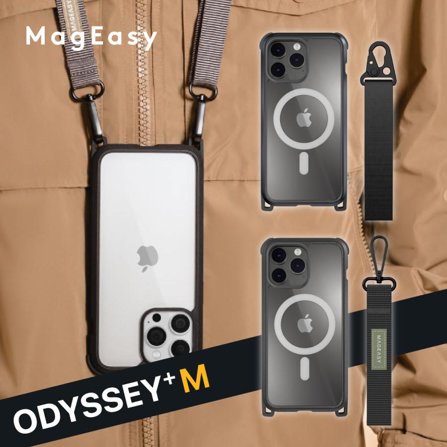 MAGEASY iPhone14 ケース カバー クリア MagSafe 対応 マグネット 付