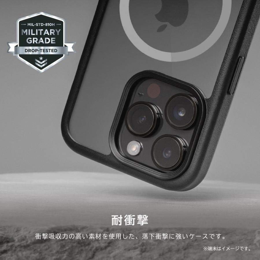iPhone15 耐衝撃 ケース Magsafe 対応 マグネット 付 / 米軍 MIL規格 耐衝撃ケース Apple iPhone 15 アイフォン15 対応 MagEasy ROAM M | MAGEASY | 02