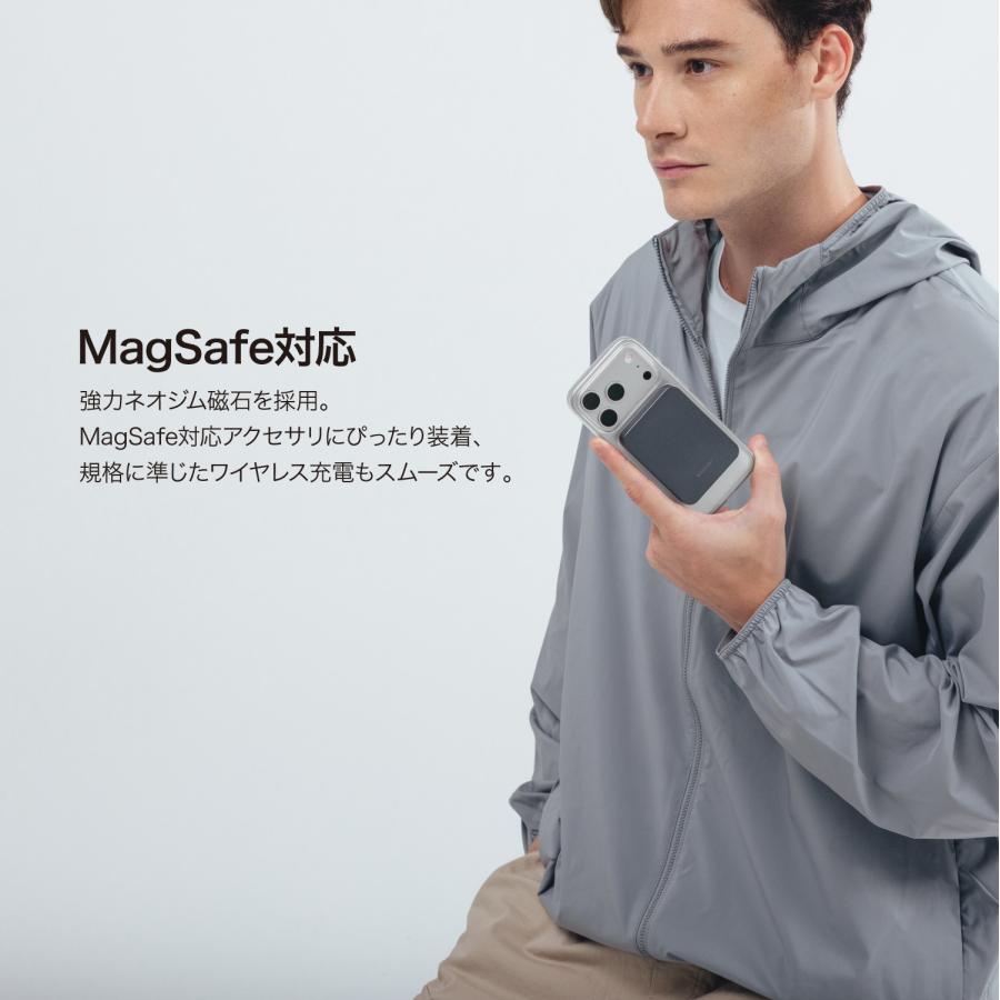 MAGEASY iPhone Air ケース MagSafe 対応 薄型 クリア スマホケース 極