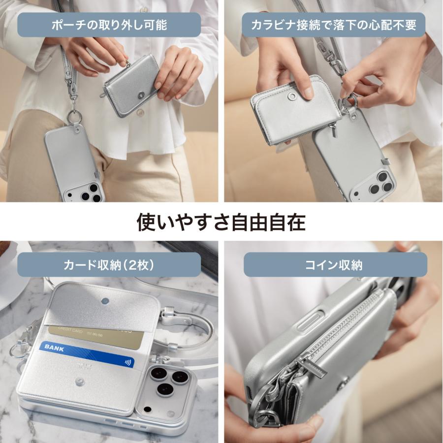 MAGEASY iPhone 17 Pro ケース MagSafe 対応 ショルダー ストラップ