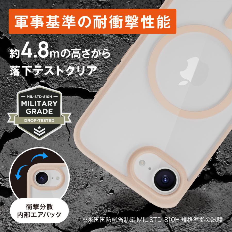 iPhone 17e iPhone 16e ケース ショルダー ストラップ 付 マグネット 付 クリア スマホケース iPhone17e iPhone16e アイフォン17e 16e 対応 MagEasy Roam M | MAGEASY | 04