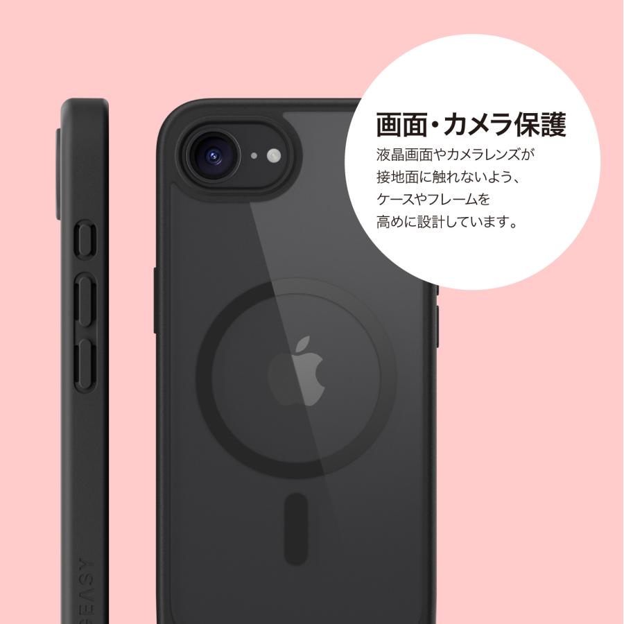 iPhone 16e ケース ショルダー ストラップ 付き クリア マグネット リング付き 耐衝撃 スマホケース カバー iPhone16e アイフォン16 e 対応 MagEasy Roam M | MAGEASY | 05