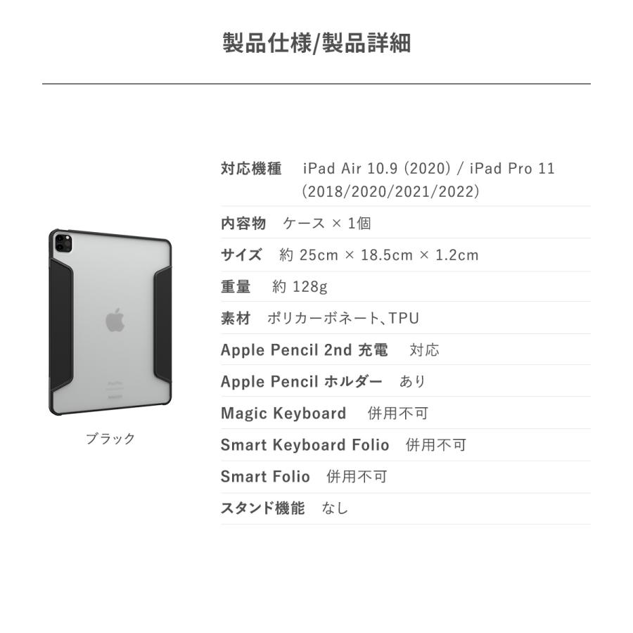 MAGEASY iPad Air M3 2025 /iPad Pro 11 2022 2021 ケース 耐衝撃 薄型