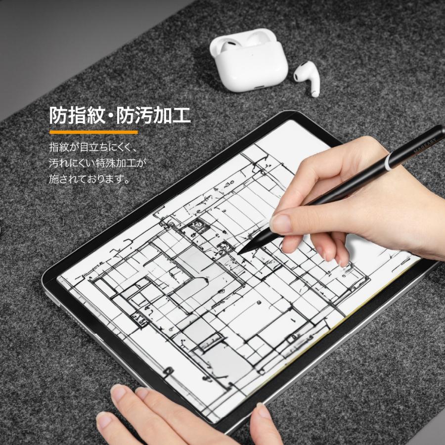 iPad Pro 11インチ フィルム ペーパーライク ノート 指紋防止 さらさら アンチグレア 保護フィルム iPadPro 11 2024 M4 第4世代 対応 MagEasy EasyPaper Note | MAGEASY | 04