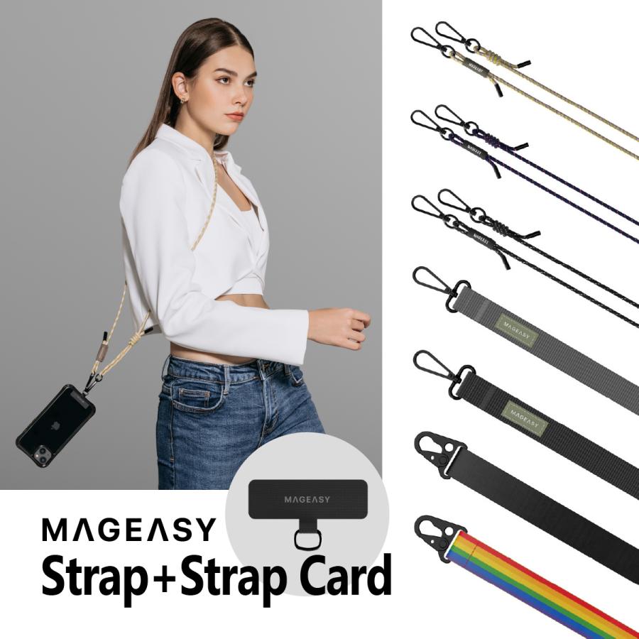 【色: ブラック】[MagEasy] スマホショルダー 斜めがけ/首掛け/肩掛け Amazon.co.jp: [MagEasy] スマホショルダー 斜めがけ 首掛け