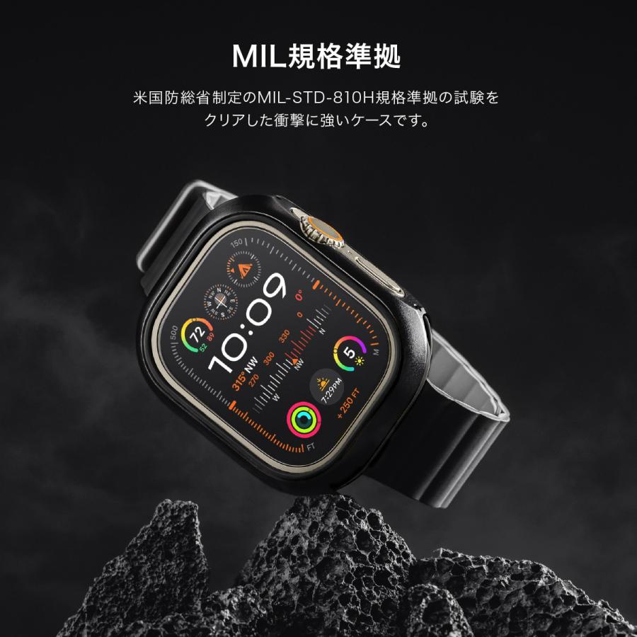 MAGEASY Apple Watch Ultra2 / Ultra ケース 耐衝撃 アルミ TPU カバー 