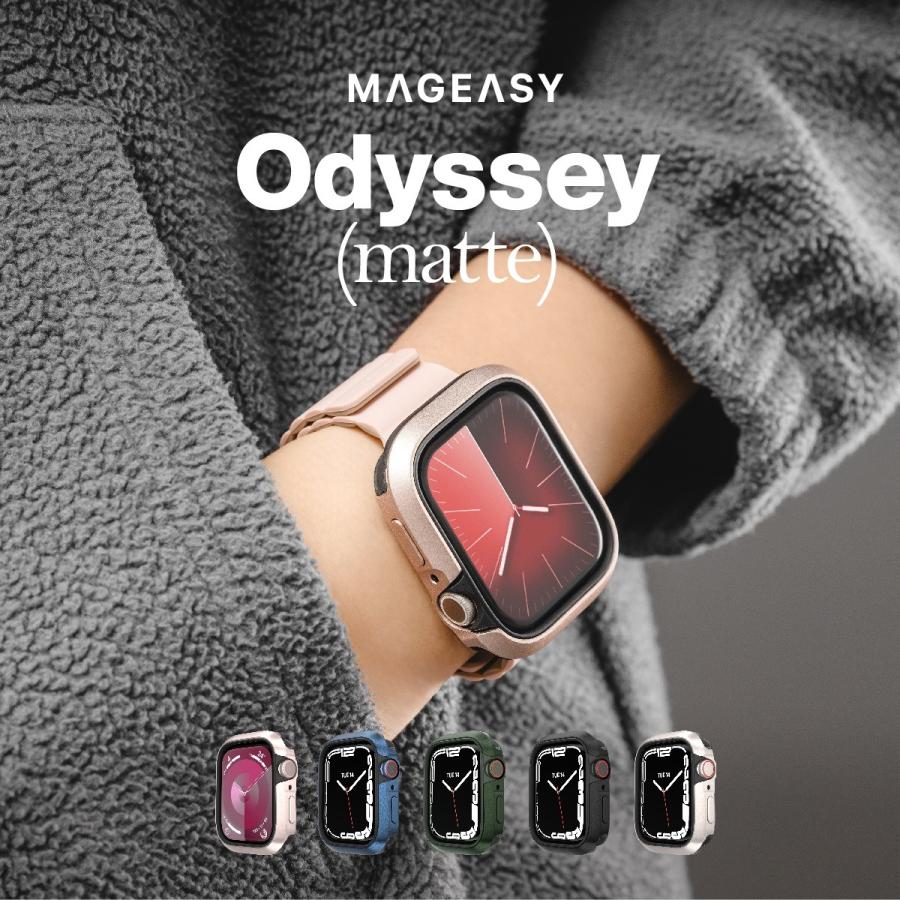 MAGEASY Apple Watch 45mm ケース 米軍 MIL規格 耐衝撃 アルミ TPU 