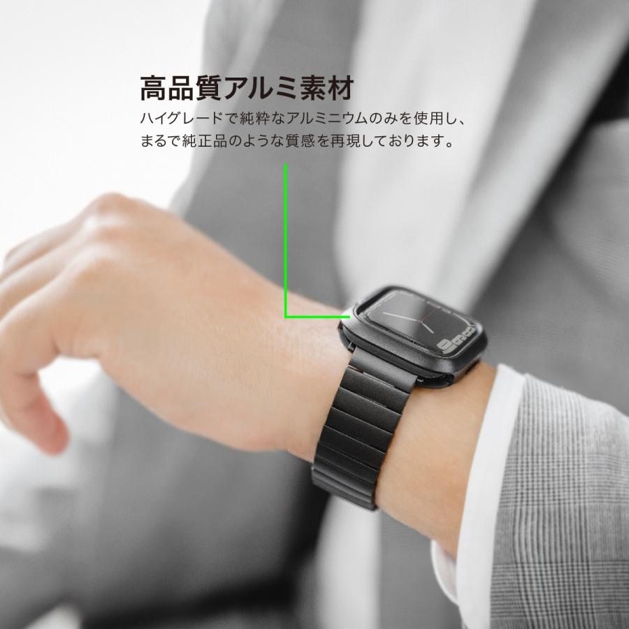 MAGEASY Apple Watch 45mm ケース 米軍 MIL規格 耐衝撃 アルミ TPU 
