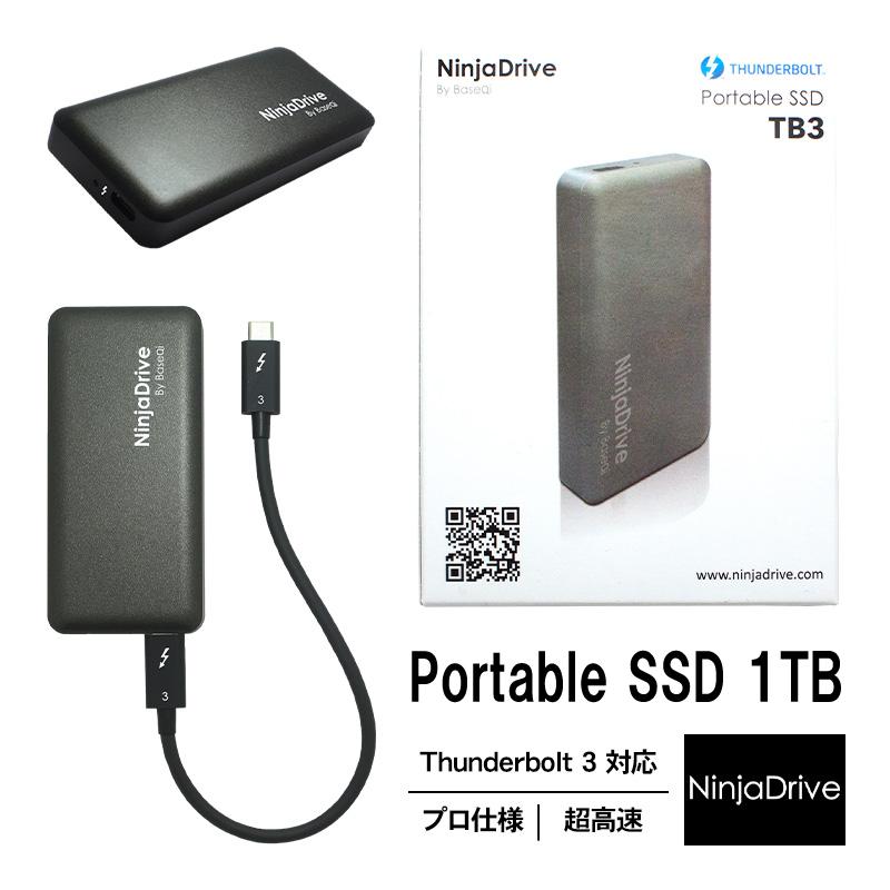 Thunderbolt3 外付けssd 読込速度 2800mb S 書込速度 2300mb S 外付け Ssd Mac Os Sierra Windows 10 64bit サンダーボルト3 対応 Ninjadrive Tb3 1tb Nd Tb3ssal1t Comwap 通販 Yahoo ショッピング