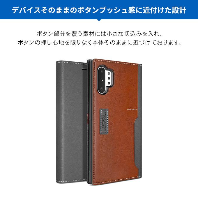 Galaxy Note10+ 10 Plus ケース 手帳型 耐衝撃 マグネット なし 手帳