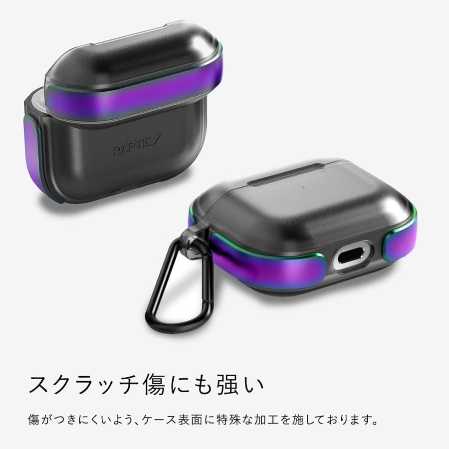 AirPods 3 3世代 ケース カラビナ 付 耐衝撃 シリコン カバー 薄型 タフ シリコンケースAirPods 3ケース AirPods3 エアポッズ 第3世代 対応 RAPTIC Air | RAPTIC | 05