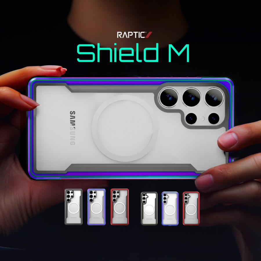 RAPTIC Galaxy S25 Ultra ケース クリア MagSafe対応 耐衝撃