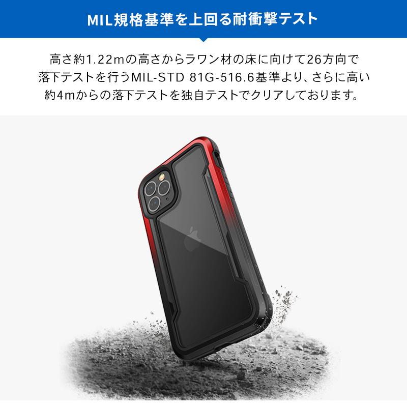 iPhone12 Pro / iPhone 12 ケース 耐衝撃 クリア 米軍 MIL 規格 携帯ケース アルミ 衝撃 吸収 透明 カバー [ アイフォン12プロ / アイフォン12 ] RAPTIC Shield | RAPTIC | 02