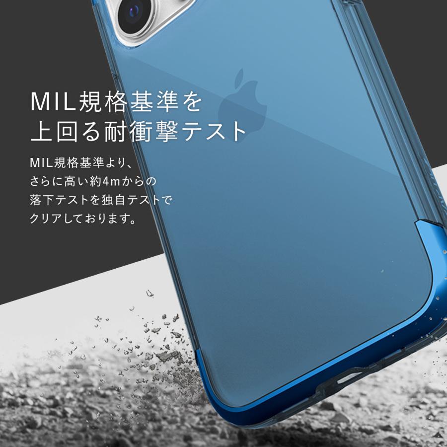 iPhone13Pro Max ケース 米軍 MIL規格 クリア 薄型 スマホケース 耐衝撃 アルミ 抗菌 クリアケース カバー iPhone13 ( アイフォン13 ) ProMax 対応 RAPTIC Air | RAPTIC | 02