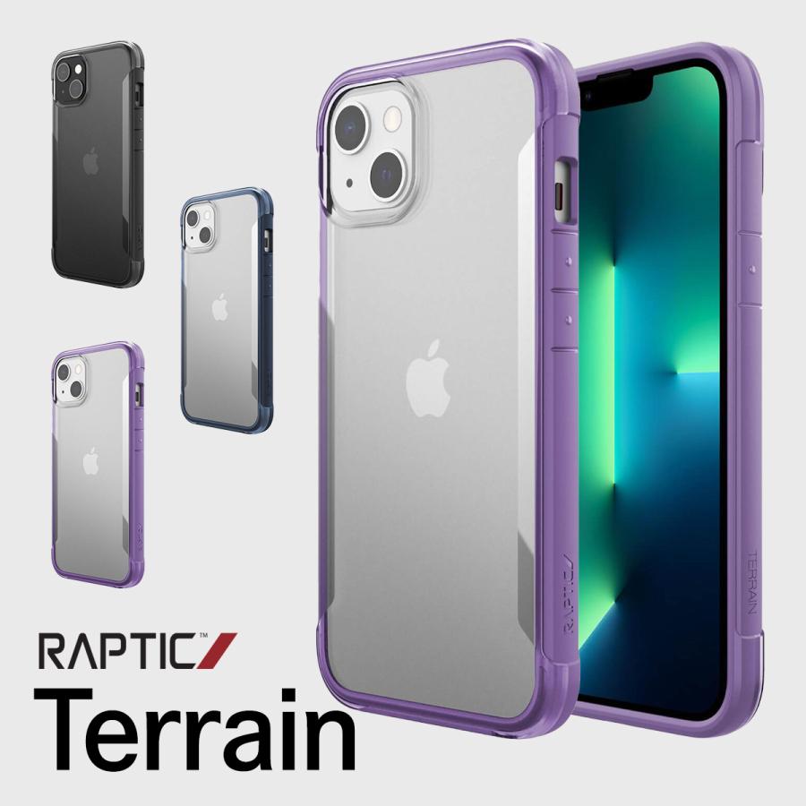 iPhone13 ケース クリア 米軍 MIL規格 透明 薄型 エコ スマホケース 耐衝撃 クリアケース サステナブル カバー iPhone 13 アイフォン13 対応 RAPTIC Terrain | RAPTIC