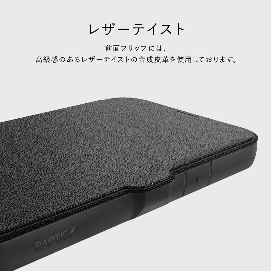 iPhone13 ケース 手帳型 米軍 MIL規格 クリア カード 入れ 2枚 手帳 スマホケース レザー 手帳型ケース カバー iPhone 13 アイフォン13 対応 RAPTIC Urban Folio | RAPTIC | 02