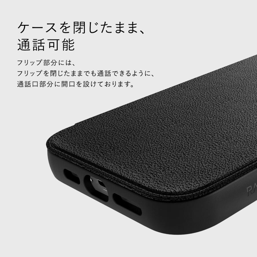 iPhone13 ケース 手帳型 米軍 MIL規格 クリア カード 入れ 2枚 手帳 スマホケース レザー 手帳型ケース カバー iPhone 13 アイフォン13 対応 RAPTIC Urban Folio | RAPTIC | 05