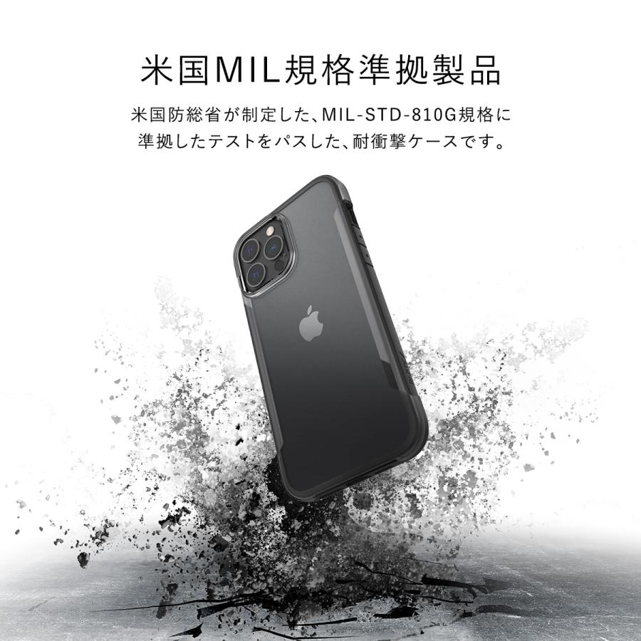 iPhone13Pro ケース クリア 米軍 MIL規格 透明 薄型 エコ スマホケース 耐衝撃 クリアケース カバー iPhone 13 Pro アイフォン13プロ 対応 RAPTIC Terrain | RAPTIC | 01