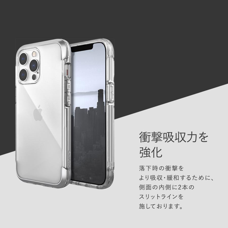 RAPTIC iPhone13Pro ケース クリア 米軍 MIL規格 クリア 透明 薄型