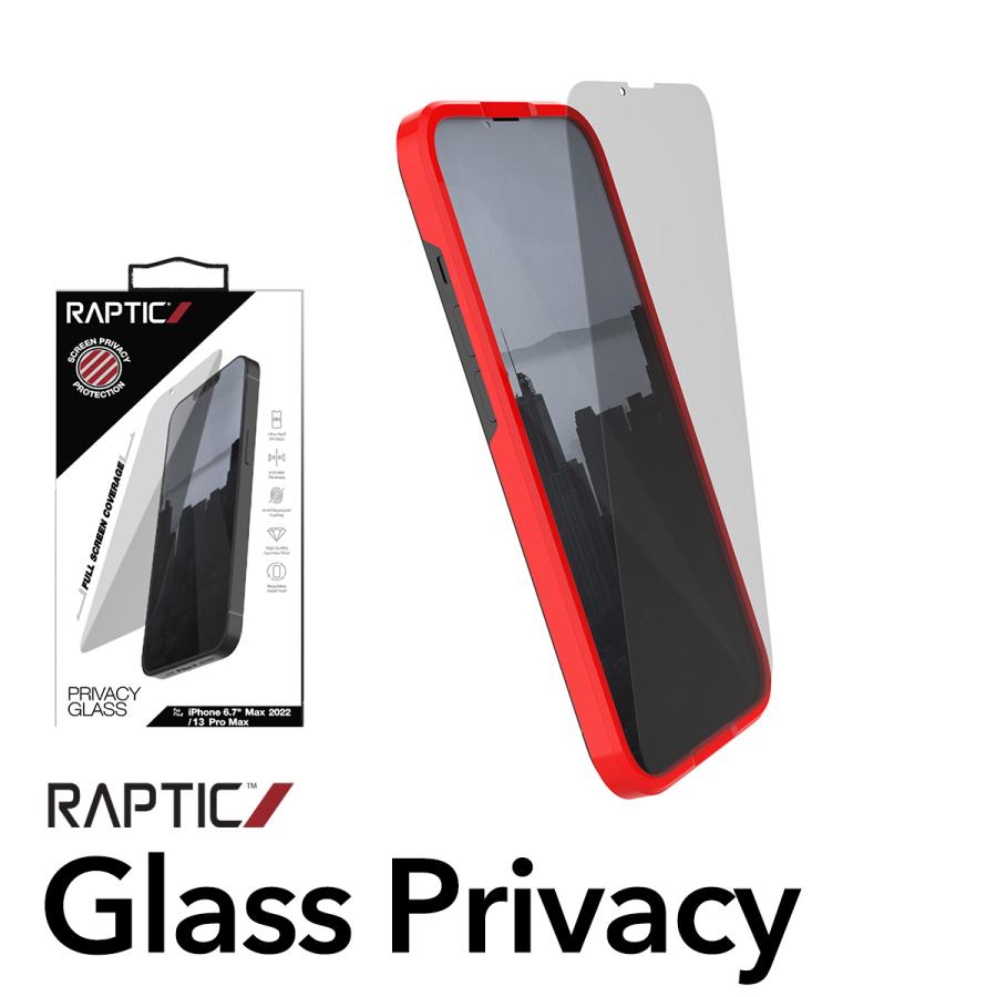 iPhone14Plus ガラスフィルム 覗き見防止 プライバシー 保護 9H 指紋 気泡 防止 ガラス フィルム iPhone14 Plus アイフォン14プラス 対応 RAPTIC Glass Privacy | RAPTIC