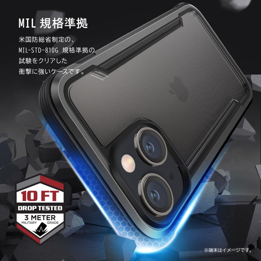 iPhone14 ケース クリア カバー 米軍MIL規格 透明 耐衝撃 スマホケース 薄型 クリアケース iPhone 14 アイフォン14 対応 RAPTIC Shield | RAPTIC | 01