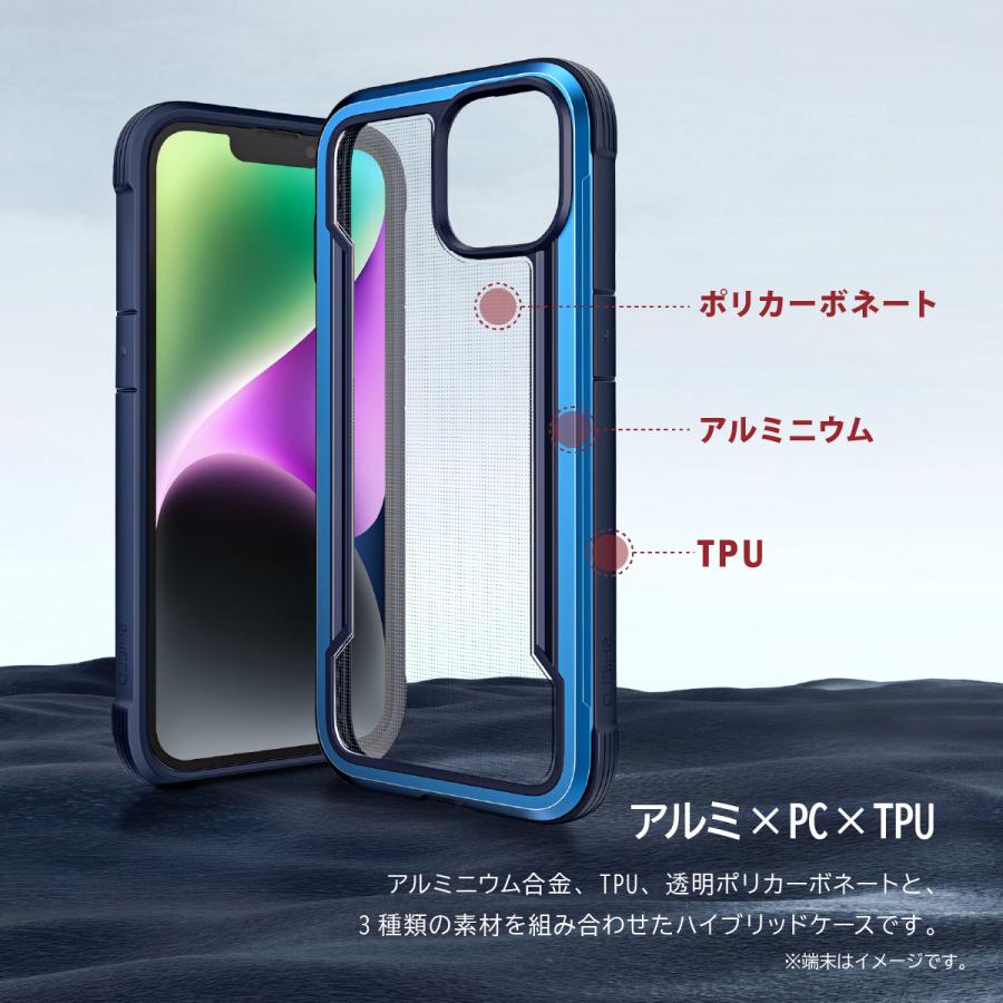 iPhone14 Pro ケース クリア カバー 米軍MIL規格 透明 耐 衝撃