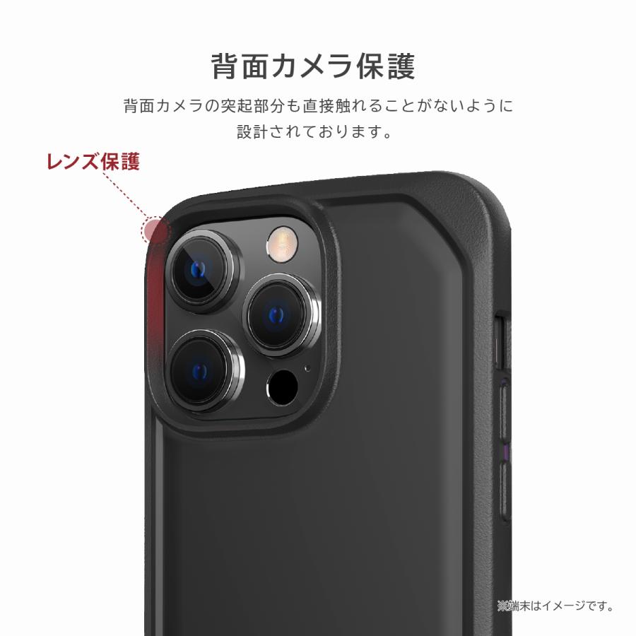 iPhone14 Pro ケース カバー 米軍MIL規格 シンプル スリム スマホケース 耐衝撃 衝撃吸収 半透明 スマホカバー iPhone14Pro アイフォン14Pro 対応 RAPTIC Slim | RAPTIC | 04