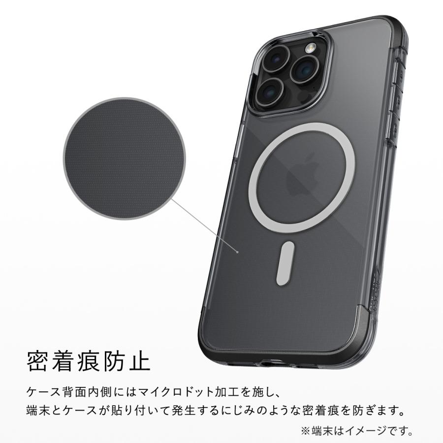 iPhone15Plus ケース Magsafe 対応 耐衝撃 米軍 MIL規格 クリア エアクッション 付 カバー Apple iPhone15 Plus アイフォン15 プラス 対応 RAPTIC Air MagSafe | RAPTIC | 05