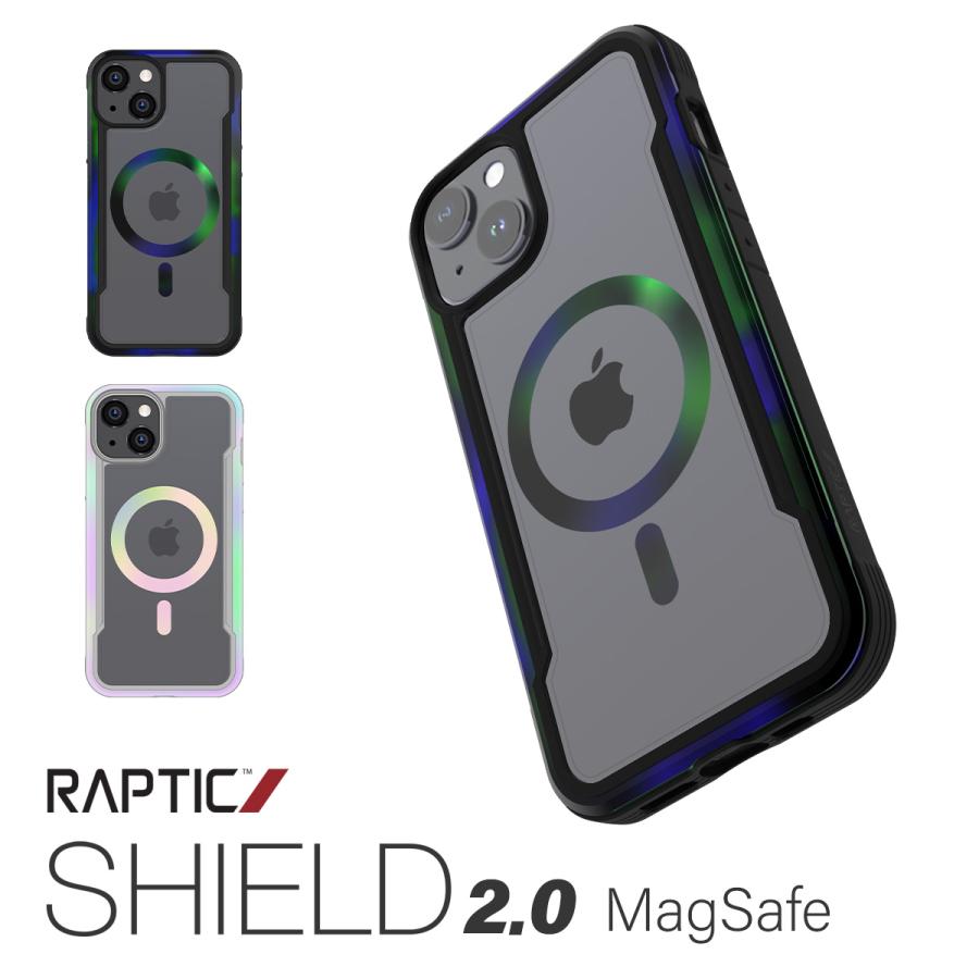 iPhone15Plus ケース Magsafe 対応 米軍 MIL規格 クリア 耐衝撃 グラデーション カバー Apple iPhone15 Plus アイフォン15 プラス RAPTIC Shield 2.0 MagSafe | RAPTIC